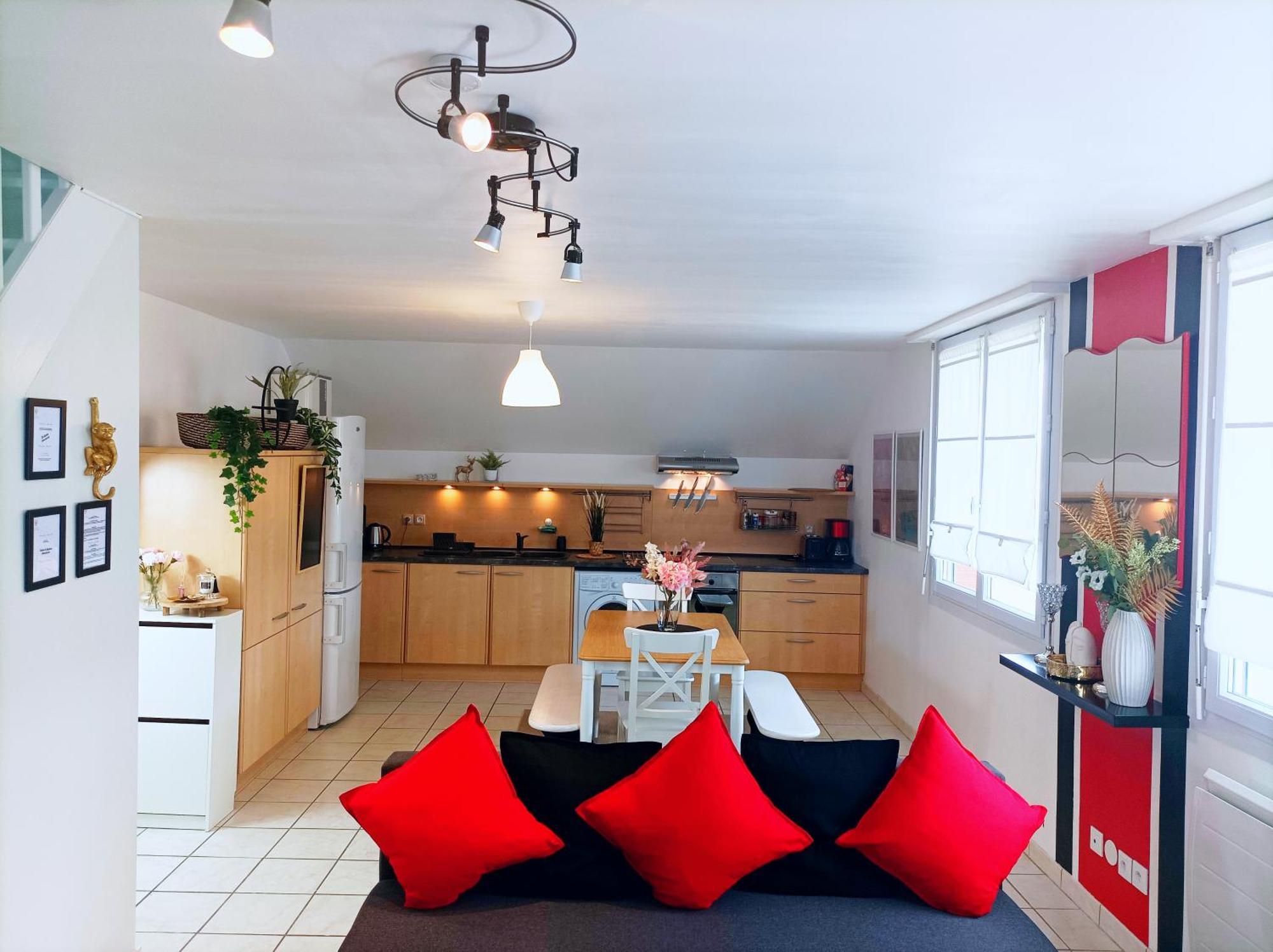 Apartamento Le Duplex Decontracte Fleury-les-Aubrais Exterior foto